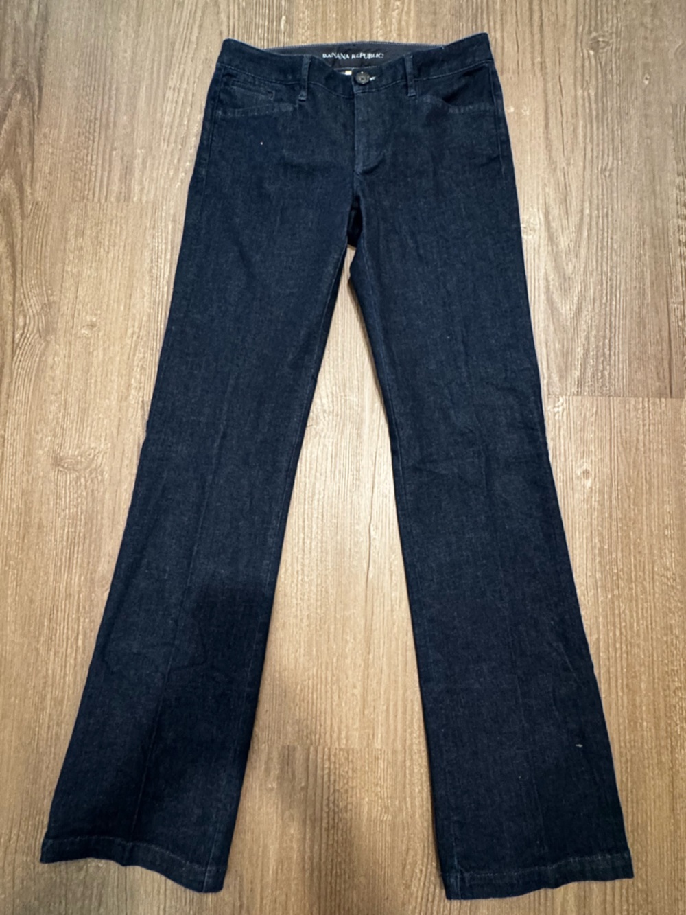 Banana Republic Dark Denim Trouser Jeans